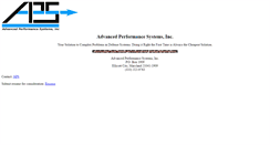 Desktop Screenshot of go-aps.com